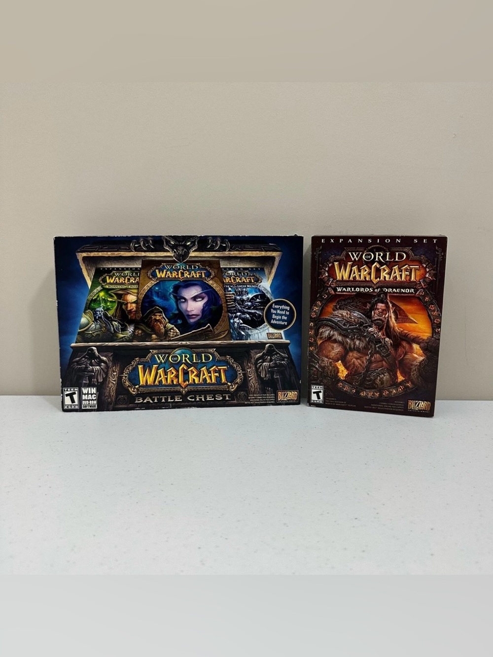 World of Warcraft Battle Chest PC Game and Warlords of Draenor Expansion Pack